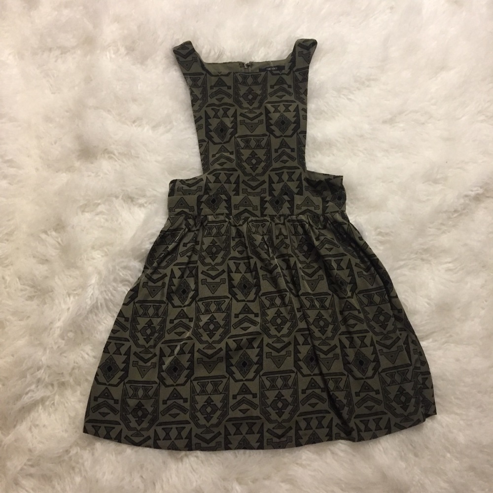 Hunter Green and Black Dress